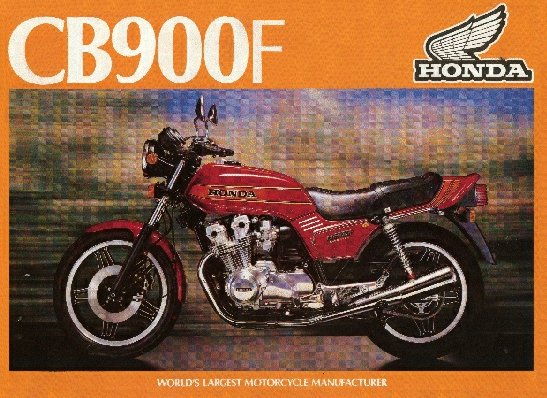 CB900F Brochure - Page 1